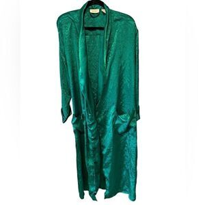 Victoria’s Secret Gold Label Vintage Satin Brocade Long Robe w Pockets (No belt)